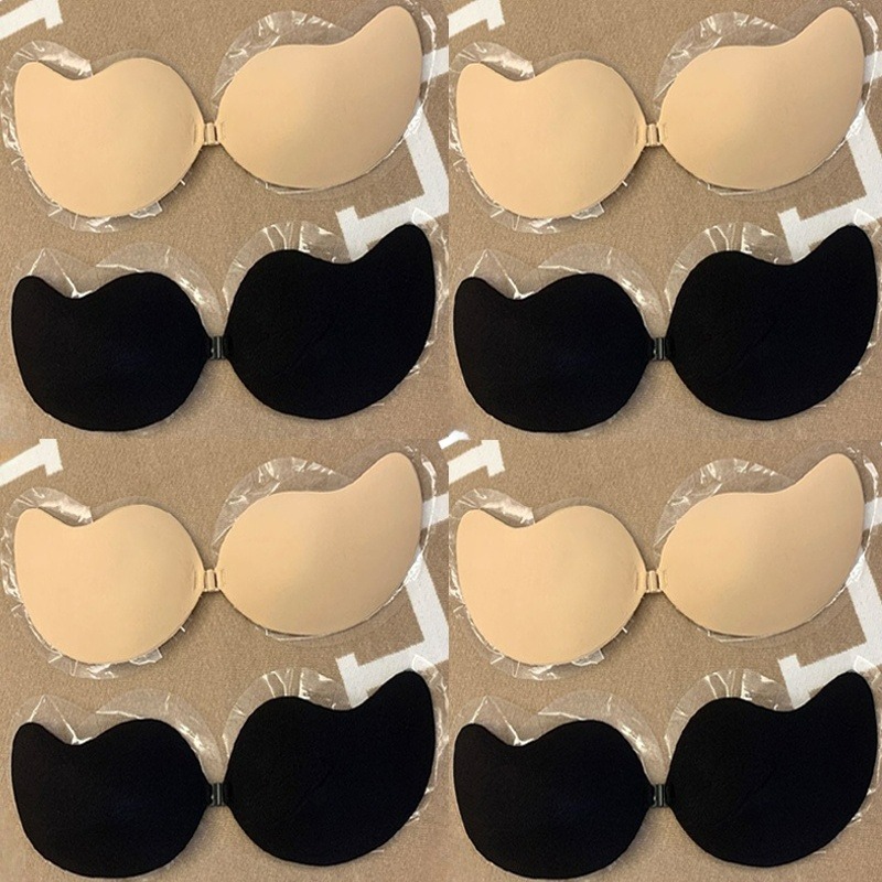 Push Up Bra Silicone - 1/2 çift Push Up Görünmez Sütyen