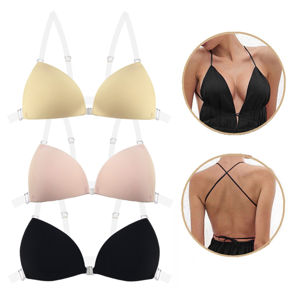Push Up Bra Silicone - Kadınlar için yapışkan sutyen Backless düğün