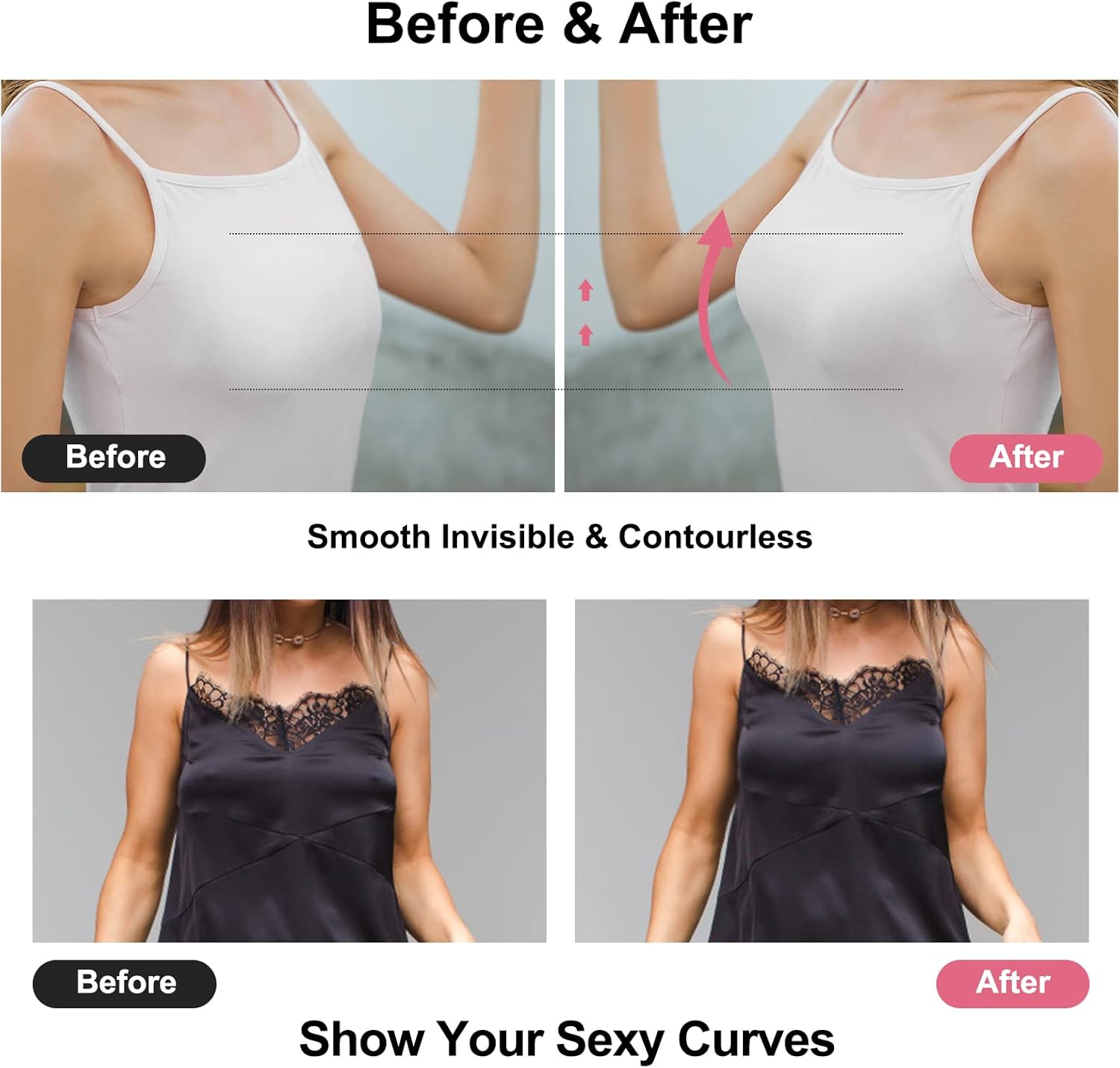 Yapışkanlı Sütyen Push Up Yapı - Push Up Bra Silicone incelemesi ve fiyatı